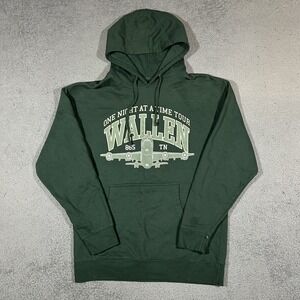 Morgan Wallen Hoodie One Night At A Time Tour 2024 Green Men's Large #2427